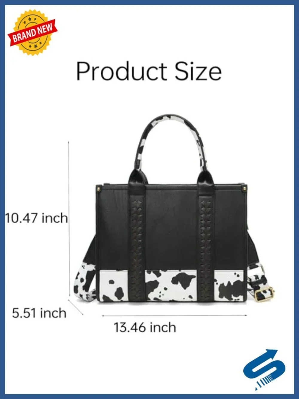 Quilted Vegan Leather Satchel Tote Handbag with Flat Bottom